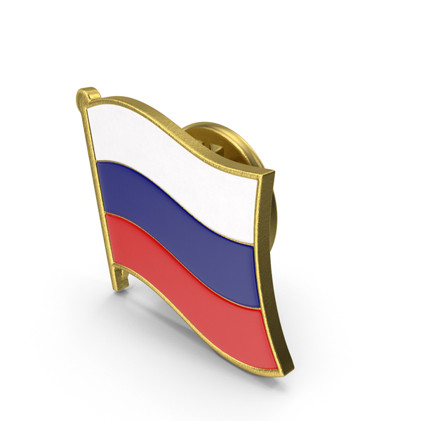 Russian Federation Lapel Pin PNG & PSD Images