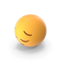 Sad Pensive Face Emoji PNG & PSD Images