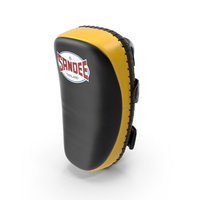 Sandee Curved Thai Leather Kick Pads PNG & PSD Images