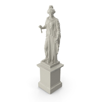 Musician Woman Statue PNG & PSD Images