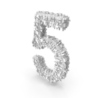 Tech Alphabet Number 5 PNG & PSD Images