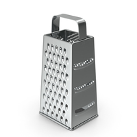 Stainless Steel Silver Kitchen Grater PNG & PSD Images