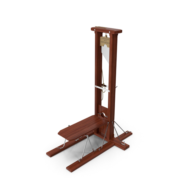 Vintage 19th Century French Guillotine PNG & PSD Images