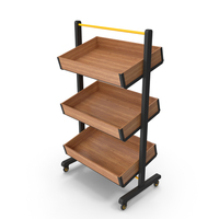 Storage Rack with Wheels PNG & PSD Images
