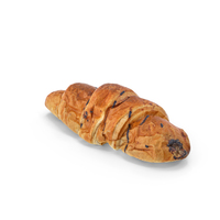 Sweet Realistic Chocolate Croissant PNG & PSD Images