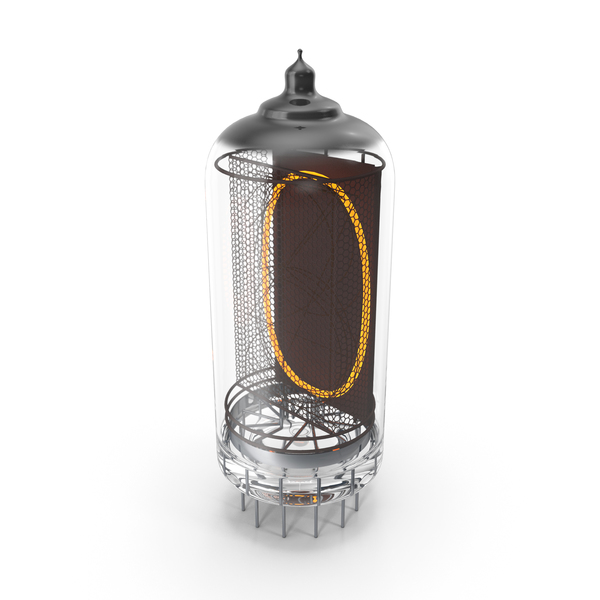 vacuum tube alphabet number 0 PNG & PSD Images