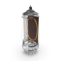 vacuum tube alphabet number 0 PNG & PSD Images