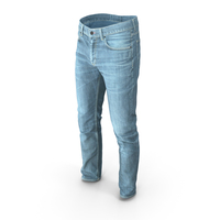 Men's Jeans Light Blue PNG & PSD Images