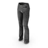 Womens Jeans Black PNG & PSD Images