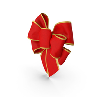 Bow with Gold Trim PNG & PSD Images