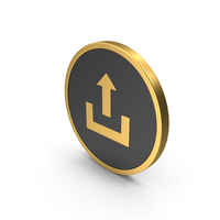 Gold Icon Upload PNG & PSD Images