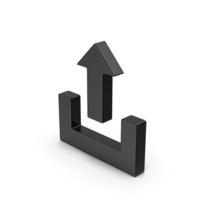 Black Symbol Upload PNG & PSD Images