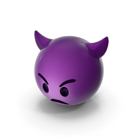 Angry Devil Emoji PNG & PSD Images