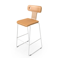 Moore Bar Chair Leather PNG & PSD Images