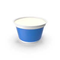 Sour Cream Cup Opened PNG & PSD Images