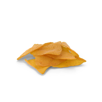 Small Pile Of Corn Tortilla Nacho Chips PNG & PSD Images