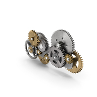 Gear Mechanism Mixed PNG & PSD Images