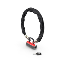 Heavy Duty Bike Chain Lock PNG & PSD Images