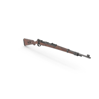 Mauser Karabiner 98K Bolt Action Rifle Old PNG & PSD Images
