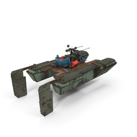 Postapocalyptic War Boat PNG & PSD Images