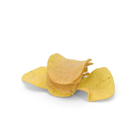 Small Pile of Potato Chips PNG & PSD Images