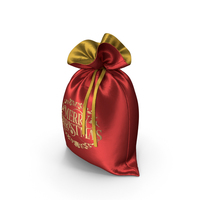 Red and Gold Christmas Bag PNG & PSD Images