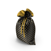 Black Christmas Bag with Gifts PNG & PSD Images