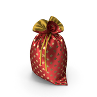 Red Christmas Bag with Gifts PNG & PSD Images