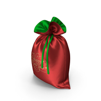 Red and Green Happy New Year Bag with Gifts PNG & PSD Images
