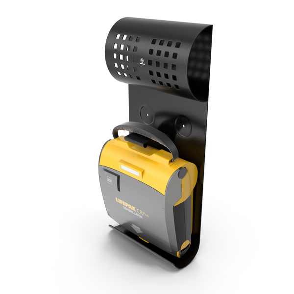 Medtronic Lifepack CR Plus on Wall Bracket PNG & PSD Images