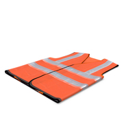Orange Hi Vis Safety Vest PNG & PSD Images
