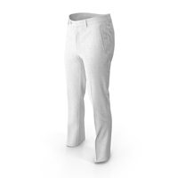 Men's Trousers White PNG & PSD Images
