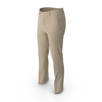 Men's Trousers Yellow PNG & PSD Images