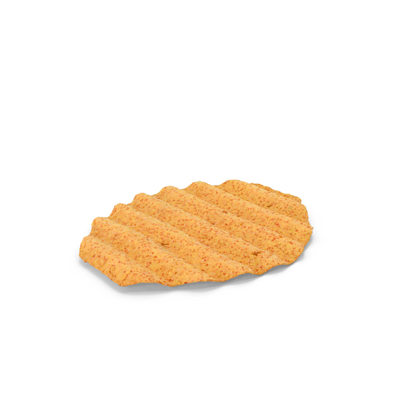 Crinkle Cut Wavy BBQ Potato Chip PNG & PSD Images