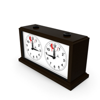 Wooden Mechanical Chess Clock Generic PNG & PSD Images