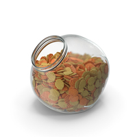 Spherical Jar with Mixed Crinkle Cut Wavy Potato Chips PNG & PSD Images