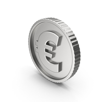Silver Coin Euro PNG & PSD Images