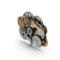 Cog Gears Mechanism Mixed PNG & PSD Images