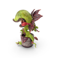 Monster Plant Green PNG & PSD Images