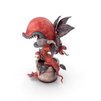 Monster Plant Red PNG & PSD Images
