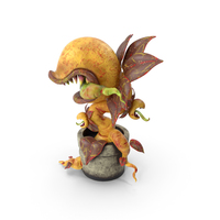 Monster Plant Yellow PNG & PSD Images