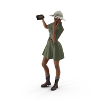 Light Skin Black Woman Explorer PNG & PSD Images
