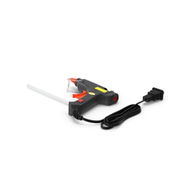 Mini Hot Melt Glue Gun Folded PNG & PSD Images