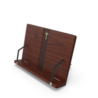 Wood Portable Reading Book Stand PNG & PSD Images