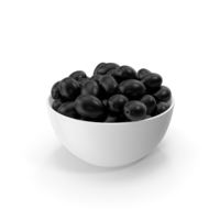 Bowl With Black Olives PNG & PSD Images
