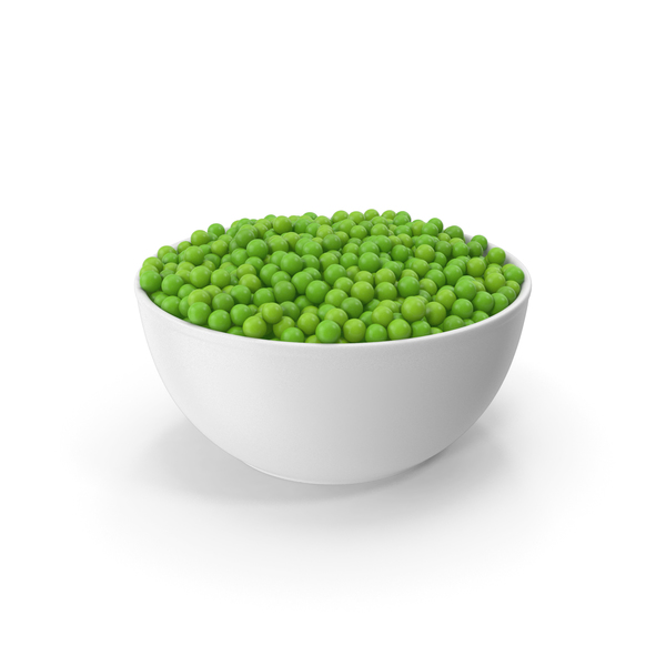 Ceramic Bowl With Green Peas PNG & PSD Images