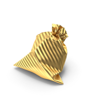 Gold Gift Bag PNG & PSD Images