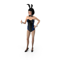 Bunny Girl Thumb Up PNG & PSD Images