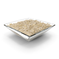 Square Bowl with Seeds PNG & PSD Images