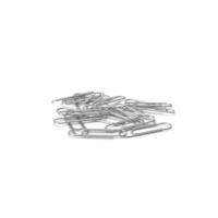 Silver Paper Clips Stack PNG & PSD Images